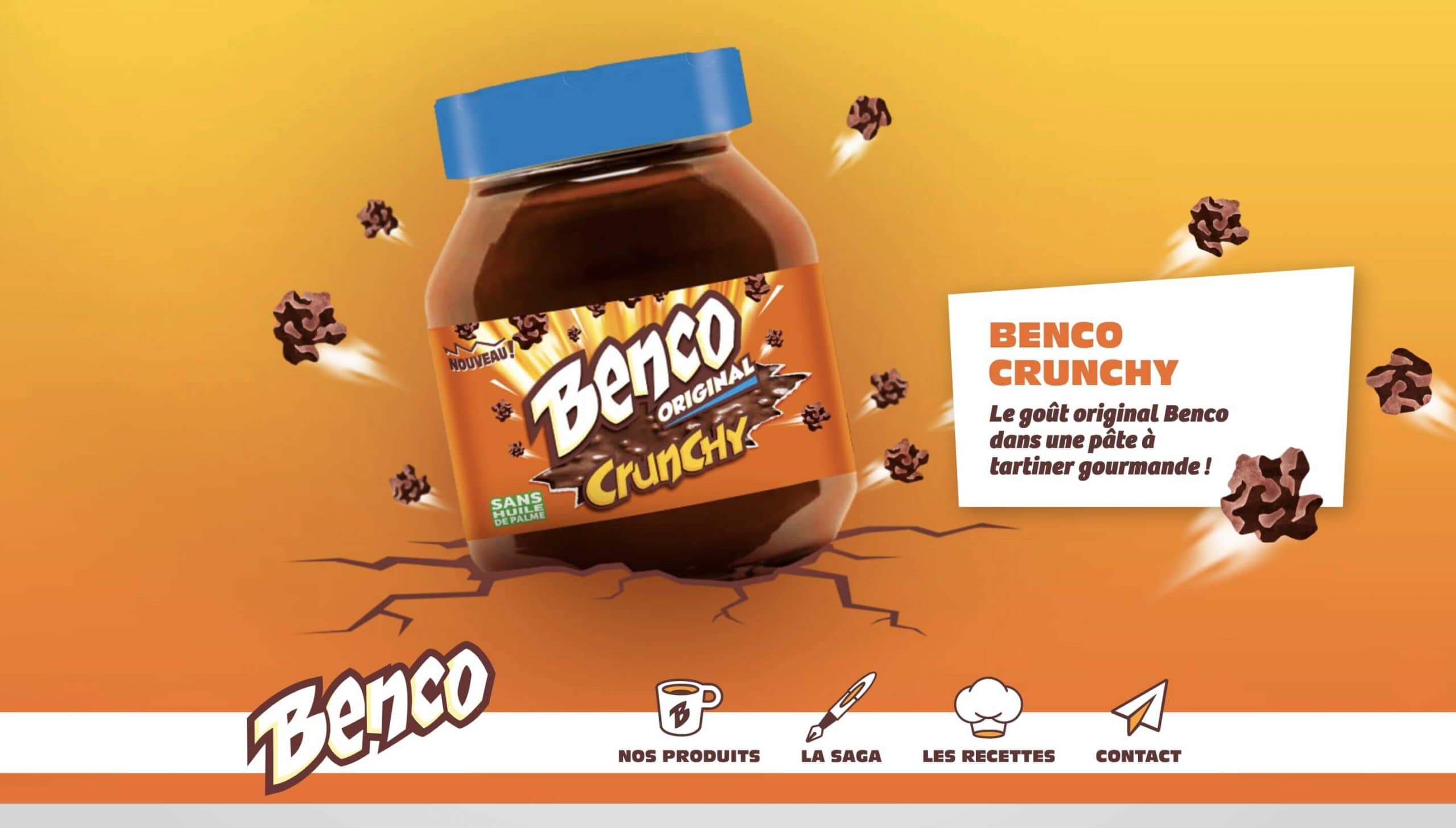 Home page de la marque Benco