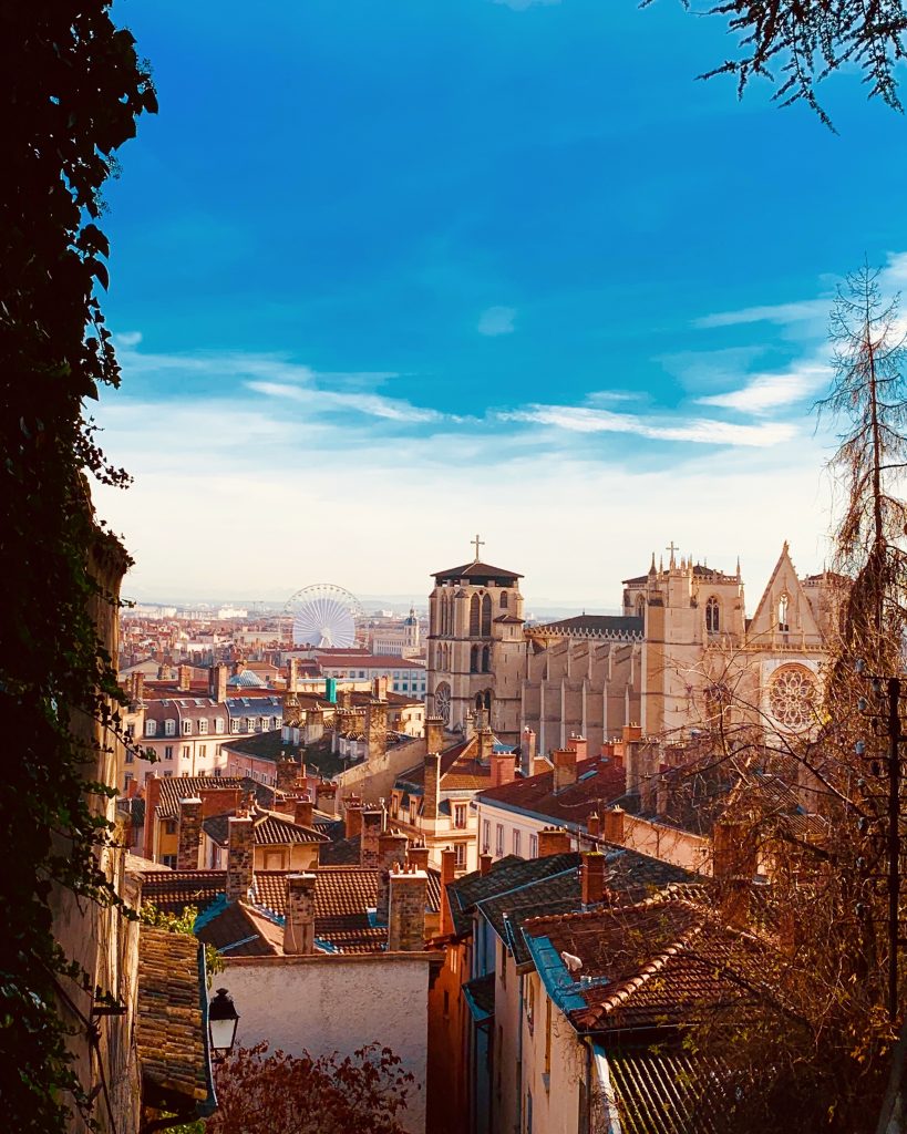 ESN Lyon : photo en hauteur de la ville de Lyon 